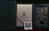1987 United States Mint Silver Prestige Proof Set in original box of issue.