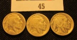 1920 S AG, 24 S Good, & 26 D Good Buffalo Nickels.