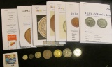 (7) Foreign Coins with research done by consignor, includes: 1899 V.B.P. Denmark One Ore; Japanese F