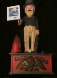 Uncle Sam Mechanical Plastic Bank,