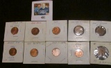 (10) Different minor U.S. Lincoln Cents Mint Error, See photos. .