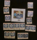 Pack of (17) Official Mail U.S. Stamps.