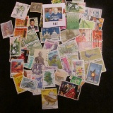 Pack of (60) miscellaneous Foreign Stamps.