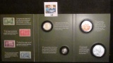 2014 Coin and Chronicles Set Franklin D. Roosevelt, 8-piece Set, includes four commemorative stamps