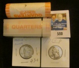 2003 P & D Arkansas Statehood Birlliant Uncirculated Rolls of Quarters. (80 pcs.); 1943 S & 56D Wash