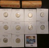 2002 P & D Louisiana Statehood Birlliant Uncirculated Rolls of Quarters, (80 pcs.); Statehood Birlli