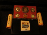 1973 S U.S.Proof Sett Original as issued; 2005 P & D Original BU Rolls of California Statehood Quart