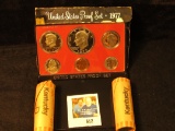 1977 S U.S.Proof Set Original as issued; 2001 P & D Original BU Rolls of Kentucky Statehood Quarters