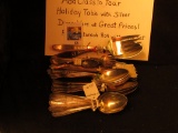 (39 pcs.) of Silverware including some small Sterling Silver Spoons.