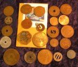 (23) Various Transportation, Good For, and Tax Tokens. Includes 