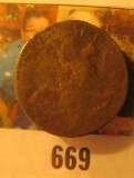1773 Hibernia Half Penny with NGC tab 