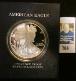 2004 S Proof American Eagle Silver Dollar in original box of issue.