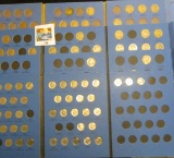 Four partial Sets of U.S. Coins in blue Whitman folders, includes: 