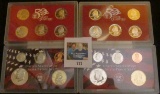 2000 S & 2001 S  United States Mint Silver Proof Sets in original boxes of issue. Original cost $63.