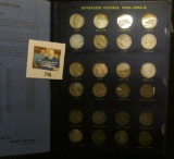 1938-64 Partial Set of Jefferson Nickels in a blue Whitman album, includes all the Silver Nickels.