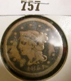 1851 U.S. Large Cent.