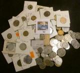 (10) Italian Coins; (12) Netherlands Coins; & (58) other Foreign Coins heavy in French type.