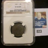 1806 U.S Half Cent, NGC slabbed VF30BN.