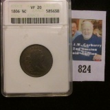 1806 U.S Half Cent, ANACS slabbed VF20.