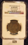 1795 U.S. Large Cent NGC slabbed 