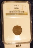 1877 Key-date Indian Head Cent NGC slabbed 