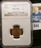 1898 U.S. Indian Head Cent NGC slabbed 