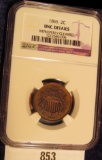 1865 U.S. Two Cent Piece NGC slabbed 