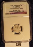 1855 Arrows Seated Liberty Half Dime NGC slabbed 