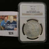 1880 S Morgan Silver Dollar NGC slabbed 