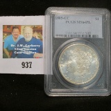 1885 CC Morgan Silver Dollar PCGS slabbed 