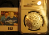 1901 O Morgan Silver Dollar NGC slabbed 