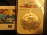 2006 American Eagle Silver Dollar NGC slabbed 