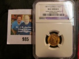 1873 P $2.50 Gold Liberty Quarter Eagle NGC slabbed 