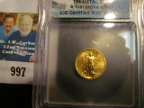 2006 U.S. $5 Gold Eagle ICG slabbed 