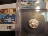 2006 U.S. $10 Platinum Eagle ICG slabbed 