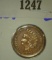 1909 Indian Head Cent With Full Liberty And Diamonds Visible