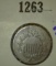 1867 No Rays Shield Nickel