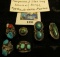 (6) Large Sterling Silver Ladies Rings with Turquoise or Coral sets. 'Doc' had these priced at $75 e