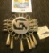 Sterling Silver Indian design Pin, 'Doc' has this catalogued as circa 1930, valued at $90, and had i