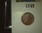 1924 D Lincoln Cent, Key Date VG.