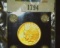 1910 D U.S. Indian Head $10 Gold Eagle, Choice Uncirculated. Stored in a black Capital holder with g