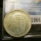 1946 P Booker T. Washington Commemorative Half Dollar, Brilliant Uncirculated. Mtg. 700,546. Ex Supe