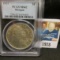 1921 P Morgan Silver Dollar slabbed 