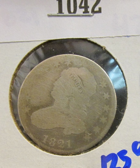 1821 Bust Quarter