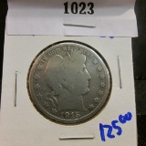 1915 P Key Date Barber Half Dollar