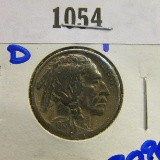 1913-D Type 1 Buffalo Nickel