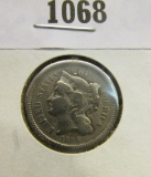 1865 Three Cent Nickel