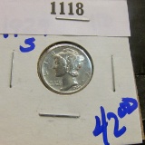 1929-S Mercury Dime