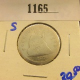 1876-S Seated Liberty Dime