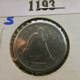 1875-S Silver Twenty Cent Piece